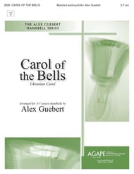 Carol of the Bells Handbell sheet music cover Thumbnail